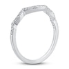 Thumbnail Image 2 of Diamond Wedding Band 1/8 ct tw Round-Cut 14K White Gold