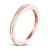 Thumbnail Image 2 of Diamond Wedding Band 1/3 ct tw Princess-cut 14K Rose Gold