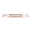 Thumbnail Image 3 of Diamond Wedding Band 1/3 ct tw Princess-cut 14K Rose Gold