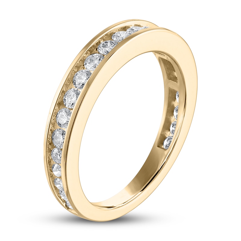 Main Image 2 of Diamond Wedding Band 3/4 ct tw Round-cut 14K Yellow Gold