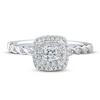 Thumbnail Image 3 of Diamond Engagement Ring 1/3 ct tw Round-cut 10K White Gold