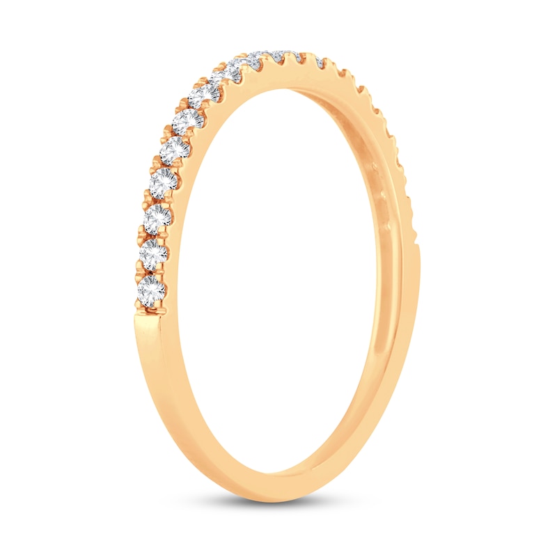 Diamond Wedding Band 1/4 ct tw Round-cut 14K Yellow Gold