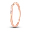 Thumbnail Image 2 of Diamond Wedding Band 1/15 ct tw Round-cut 14K Rose Gold