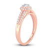 Thumbnail Image 1 of Diamond Engagement Ring 3/8 ct tw Round-cut 14K Rose Gold