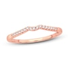 Thumbnail Image 1 of Diamond Wedding Band 1/15 ct tw Round-cut 14K Rose Gold