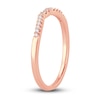 Thumbnail Image 2 of Diamond Wedding Band 1/15 ct tw Round-cut 14K Rose Gold