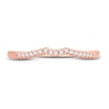 Thumbnail Image 3 of Diamond Wedding Band 1/15 ct tw Round-cut 14K Rose Gold