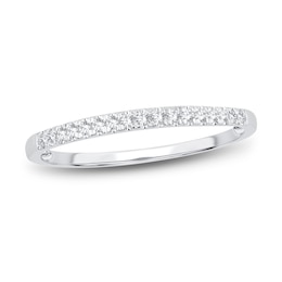 Diamond Wedding Band 1/10 ct tw Round-Cut 14K White Gold