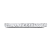 Thumbnail Image 3 of Diamond Wedding Band 1/10 ct tw Round-Cut 14K White Gold