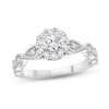 Thumbnail Image 1 of Diamond Engagement Ring 5/8 ct tw Round-cut 14K White Gold