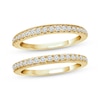 Thumbnail Image 1 of Diamond Double Wedding Band 1/2 ct tw Round-cut 14K Yellow Gold