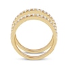 Thumbnail Image 3 of Diamond Double Wedding Band 1/2 ct tw Round-cut 14K Yellow Gold