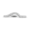 Thumbnail Image 3 of Now + Forever Diamond Contour Wedding Band 1/6 ct tw 14K White Gold