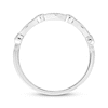 Thumbnail Image 3 of Diamond Wedding Band 1/10 ct tw 10K White Gold