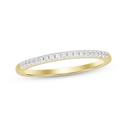 Now + Forever Diamond Wedding Band 1/10 ct tw 10K Yellow Gold