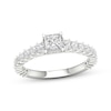 Thumbnail Image 1 of Princess-Cut Diamond Engagement Ring 1-1/3 ct tw 14K White Gold