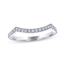 THE LEO Legacy Lab-Grown Diamond Contour Wedding Band 1/5 ct tw 14K White Gold