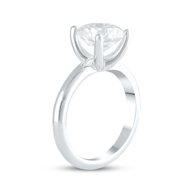 Main Image 2 of Lab-Grown Diamonds by KAY Round-Cut Solitaire Engagement Ring 3 ct tw 14K White Gold (F/VS2)