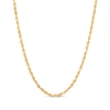 Thumbnail Image 1 of Solid Glitter Rope Chain Necklace 3.8mm 10K Yellow Gold 22&quot;