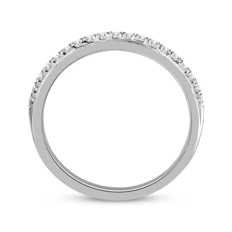 Main Image 3 of Diamond Wedding Band 1/5 ct tw 14K White Gold