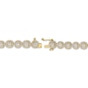 Thumbnail Image 3 of Diamond Circle & Cushion Link Bracelet 3 ct tw 10K Yellow Gold 7&quot;