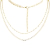 Thumbnail Image 1 of Solid Double Chain Necklace 10K Yellow Gold 18&quot;