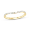 Thumbnail Image 1 of Diamond Contour Wedding Ring 1/5 ct tw 14K Yellow Gold