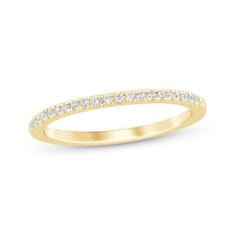 Now + Forever Diamond Wedding Ring 1/8 ct tw 14K Yellow Gold