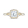 Thumbnail Image 3 of Princess-Cut Diamond Engagement Ring 1 ct tw 14K Yellow Gold