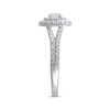 Thumbnail Image 1 of Lab-Grown Diamonds by KAY Cushion Frame Engagement Ring 1 ct tw 14K White Gold