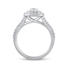 Thumbnail Image 2 of Lab-Grown Diamonds by KAY Cushion Frame Engagement Ring 1 ct tw 14K White Gold