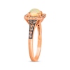 Thumbnail Image 2 of Le Vian Opal Ring 1/3 ct tw Diamonds 14K Strawberry Gold