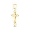 Thumbnail Image 4 of Men's Diamond Fancy Cross Charm 1/4 ct tw 10K Yellow Gold