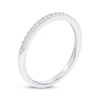 Thumbnail Image 2 of Diamond Wedding Band 1/8 ct tw 10K White Gold