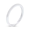 Thumbnail Image 2 of Diamond Wedding Band 1/10 ct tw 10K White Gold