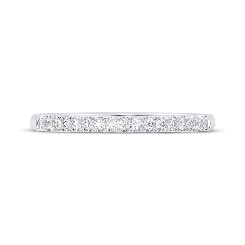 Main Image 3 of Now + Forever Diamond Wedding Band 1/10 ct tw 10K White Gold