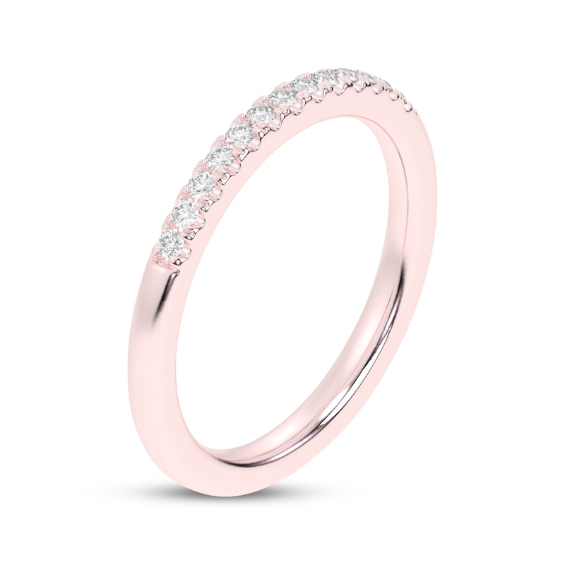 Main Image 2 of Diamond Wedding Band 1/10 ct tw 10K Rose Gold