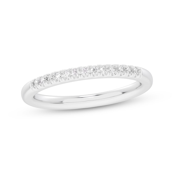 Diamond Wedding Band 1/10 ct tw 10K White Gold