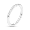 Thumbnail Image 2 of Diamond Wedding Band 1/10 ct tw 10K White Gold