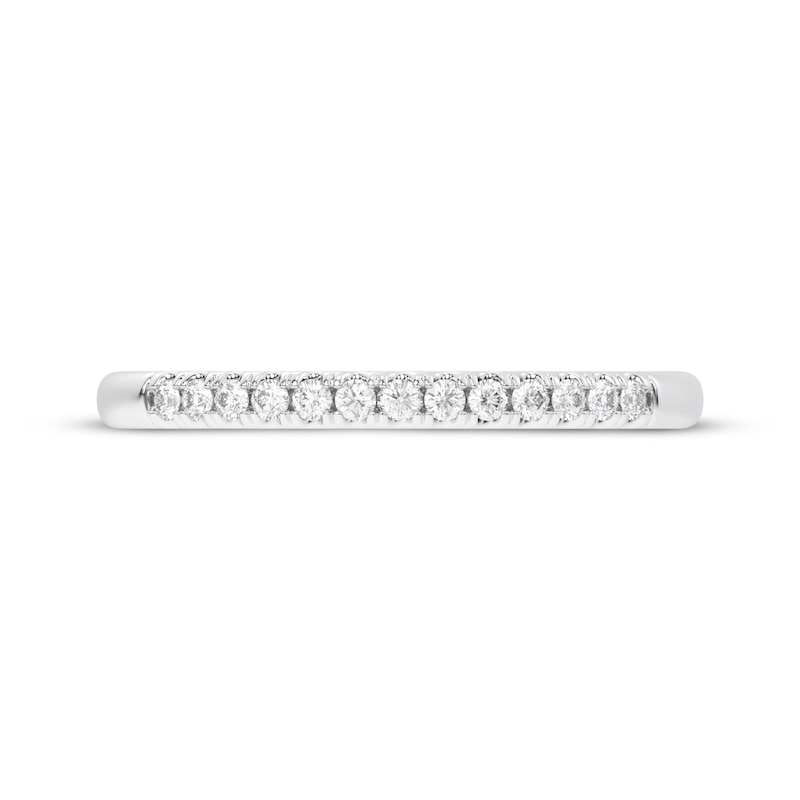 Main Image 3 of Diamond Wedding Band 1/10 ct tw 10K White Gold