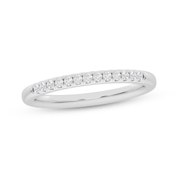 Diamond Wedding Band 1/10 ct tw 10K White Gold