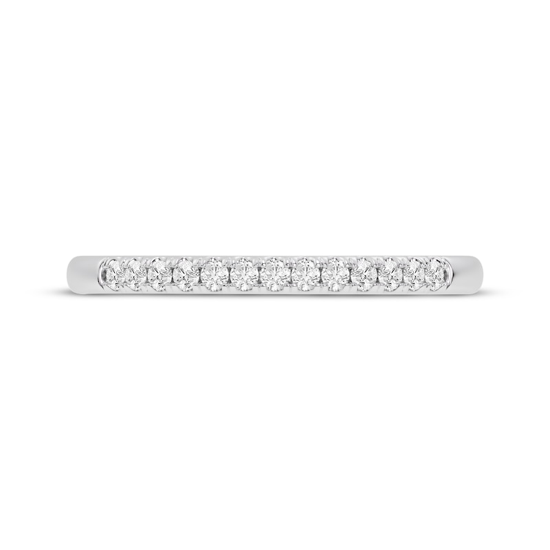 Main Image 3 of Diamond Wedding Band 1/10 ct tw 10K White Gold