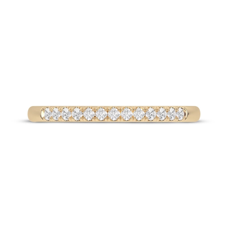 Main Image 3 of Diamond Wedding Band 1/10 ct tw 10K Yellow Gold