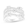 Thumbnail Image 0 of All You Are Multi-Shape Lab-Created Diamond Three-Row Ring 2 ct tw 14K White Gold