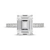 Thumbnail Image 2 of Neil Lane Artistry Emerald-Cut Lab-Grown Diamond Engagement Ring 5-5/8 ct tw 14K White Gold