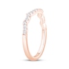 Thumbnail Image 1 of Diamond Contour Wedding Band 1/5 ct tw 14K Rose Gold