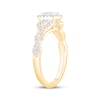 Thumbnail Image 2 of Emerald-Cut Diamond Three-Stone Engagement Ring 7/8 ct tw 14K Yellow Gold