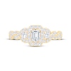 Thumbnail Image 3 of Emerald-Cut Diamond Three-Stone Engagement Ring 7/8 ct tw 14K Yellow Gold