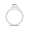 Thumbnail Image 2 of Round-Cut Diamond Halo Engagement Ring 1/4 ct tw 10K White Gold