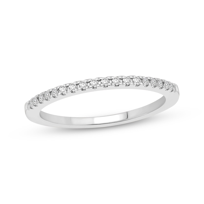 Diamond Wedding Ring 1/10 ct tw 10K White Gold